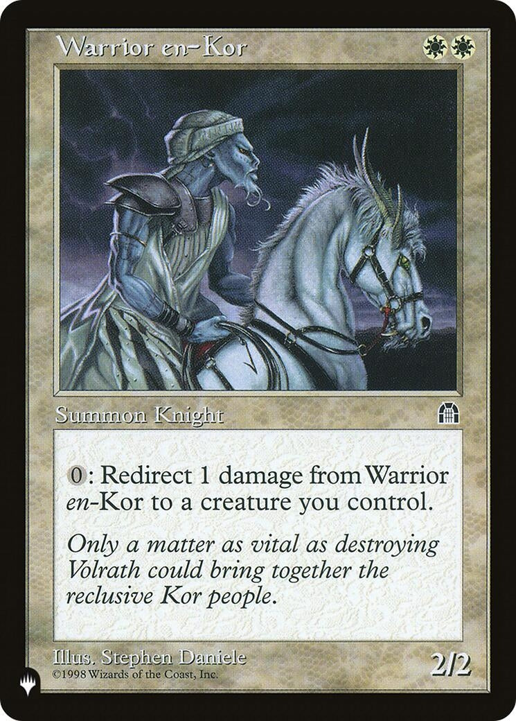 Warrior en-Kor [LIST] - MTG Single