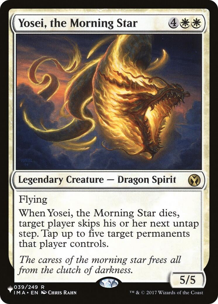 Yosei the Morning Star (39) [LIST] - MTG Single