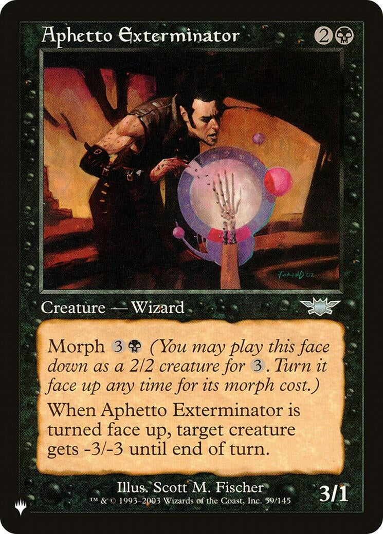 Aphetto Exterminator (59) [LIST] - MTG Single