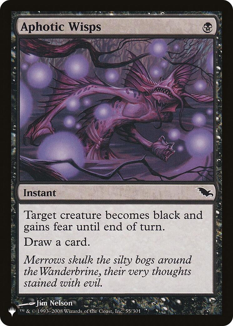 Aphotic Wisps (55) [LIST] - MTG Single