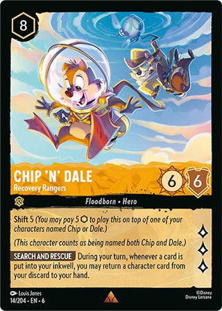Chip ’n’ Dale - Recovery Rangers (14) (6) - Disney Lorcana Single