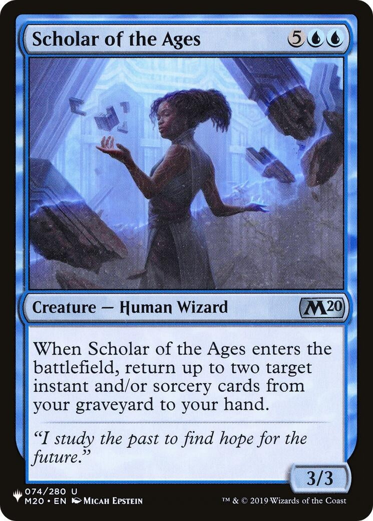 Scholar of the Ages (74) [LIST] - MTG Single