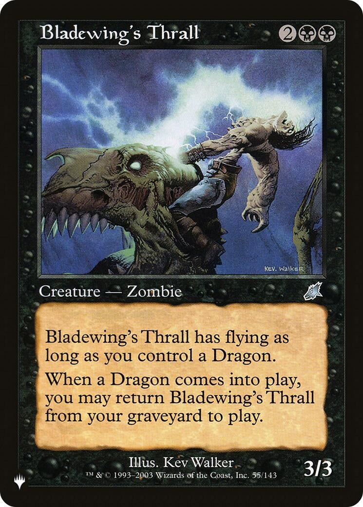 Bladewing’s Thrall (55) [LIST] - MTG Single