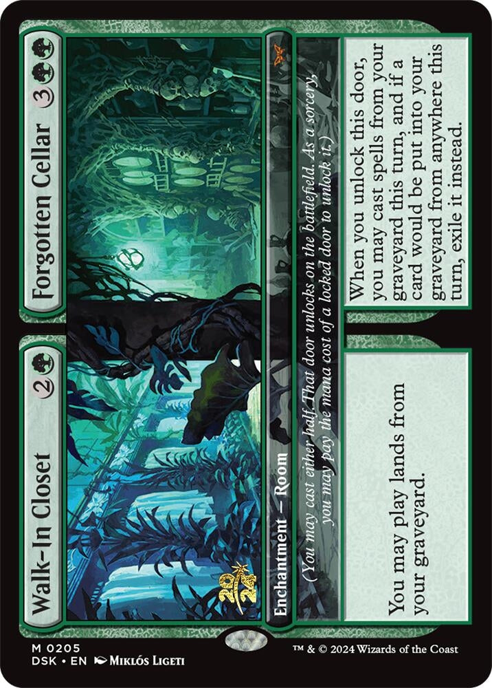 Walk-In Closet // Forgotten Cellar (205) [PRE] - MTG Single