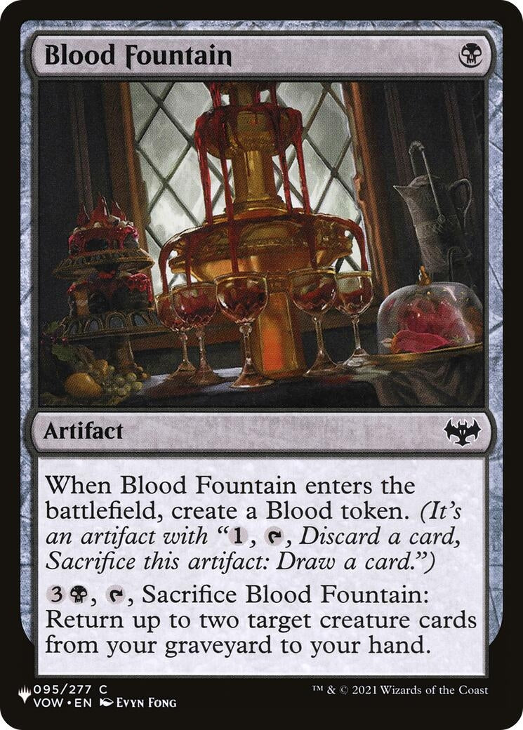 Blood Fountain (95) [LIST] - MTG Single