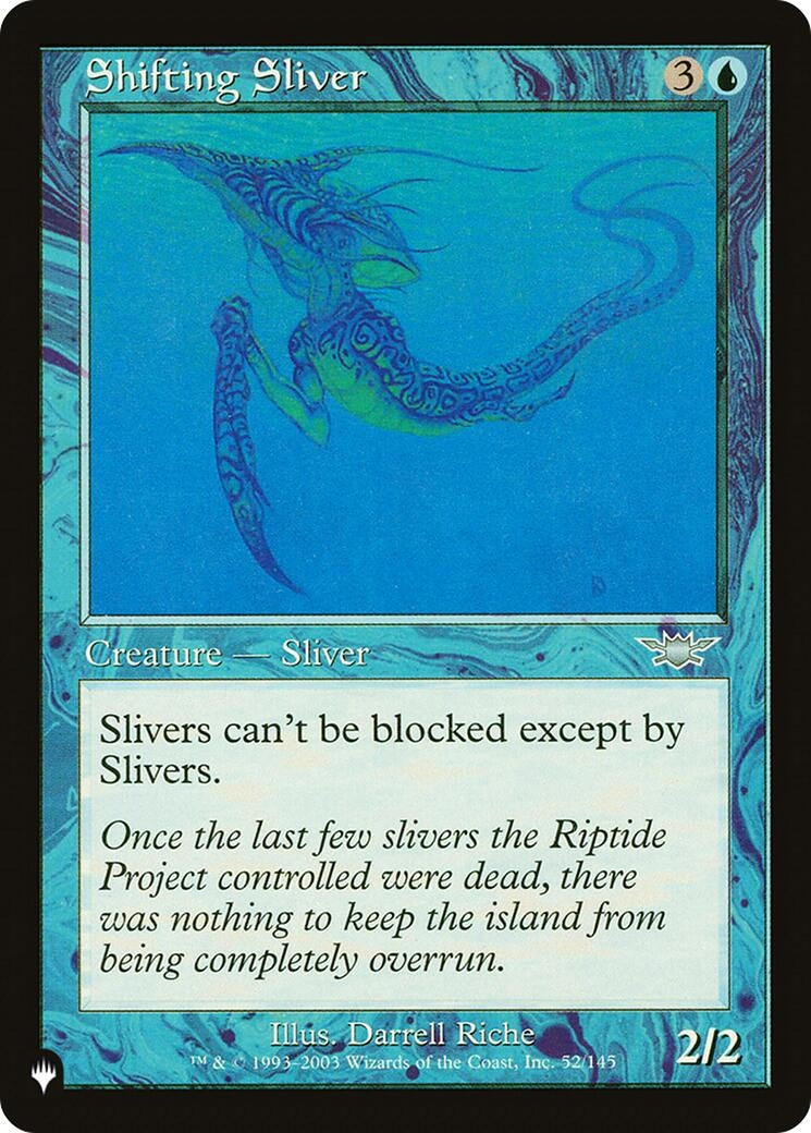 Shifting Sliver (52) [LIST] - MTG Single