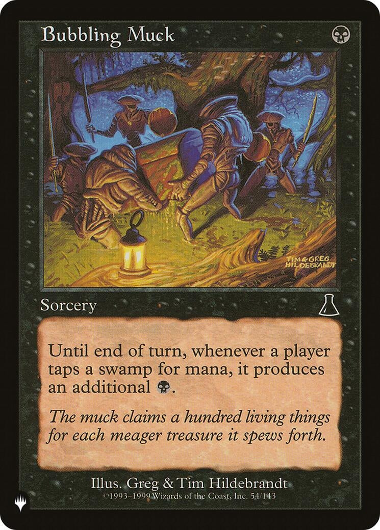 Bubbling Muck (54) [LIST] - MTG Single