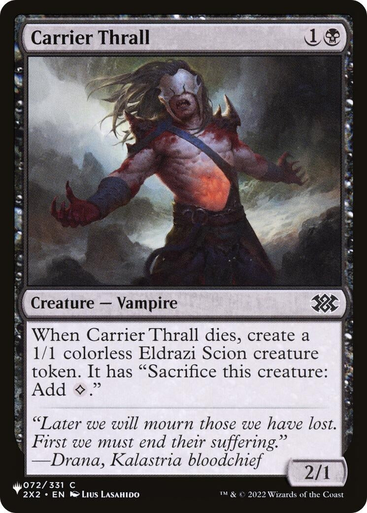 Carrier Thrall (72) [LIST] - MTG Single