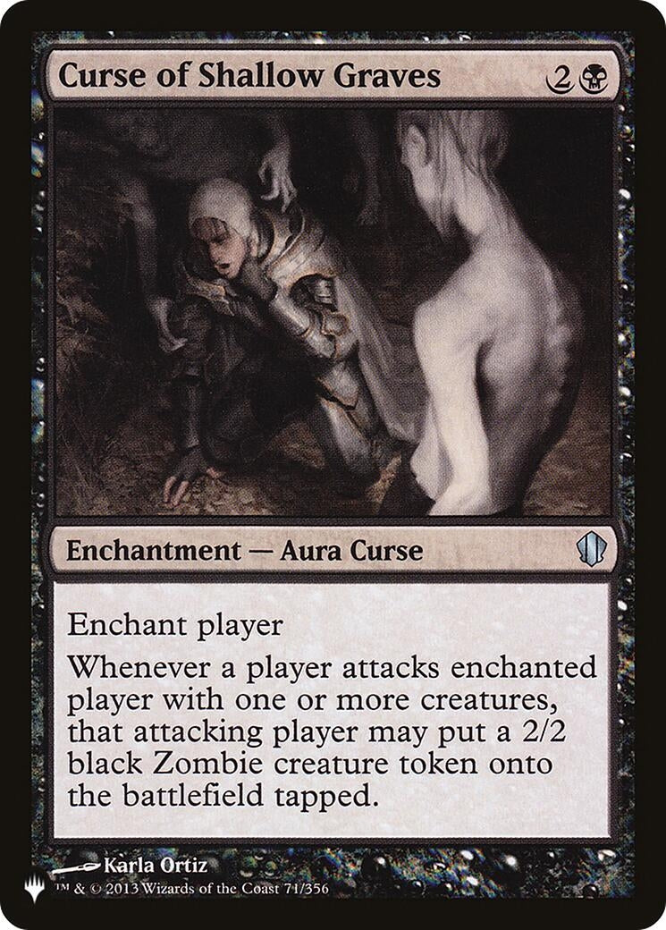 Curse of Shallow Graves (71) [LIST] - MTG Single