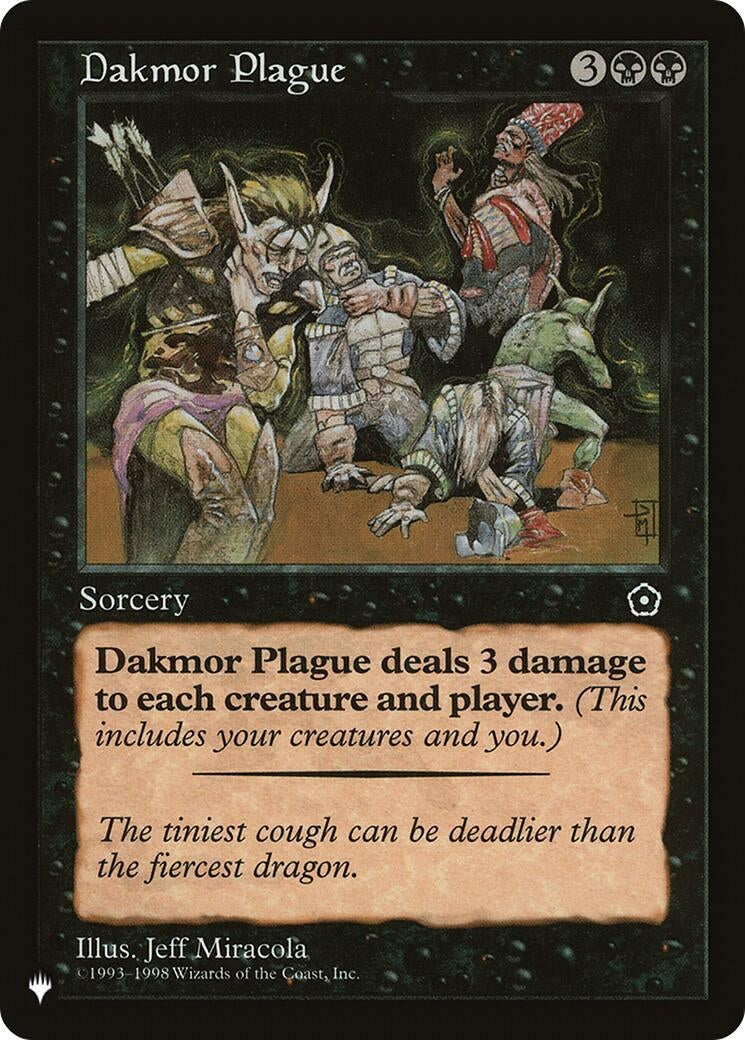 Dakmor Plague [LIST] - MTG Single