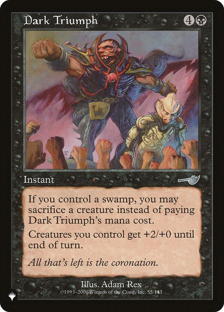 Dark Triumph (55) [LIST] - MTG Single