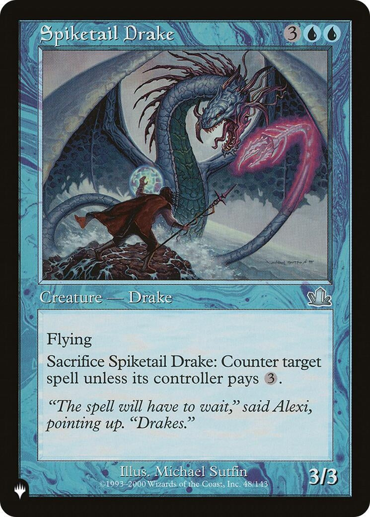 Spiketail Drake (48) [LIST] - MTG Single