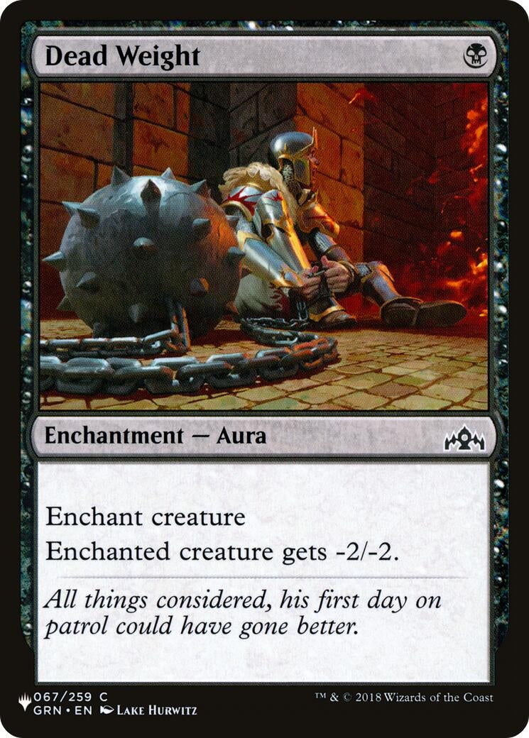 Dead Weight (67) [LIST] - MTG Single