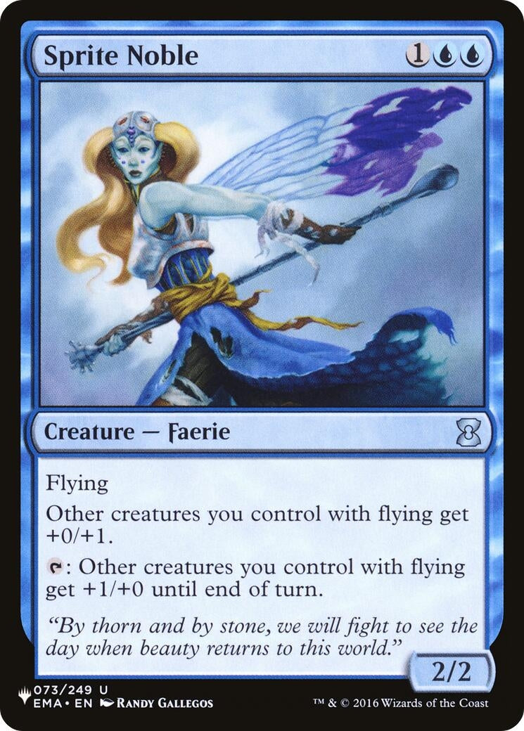 Sprite Noble (73) [LIST] - MTG Single