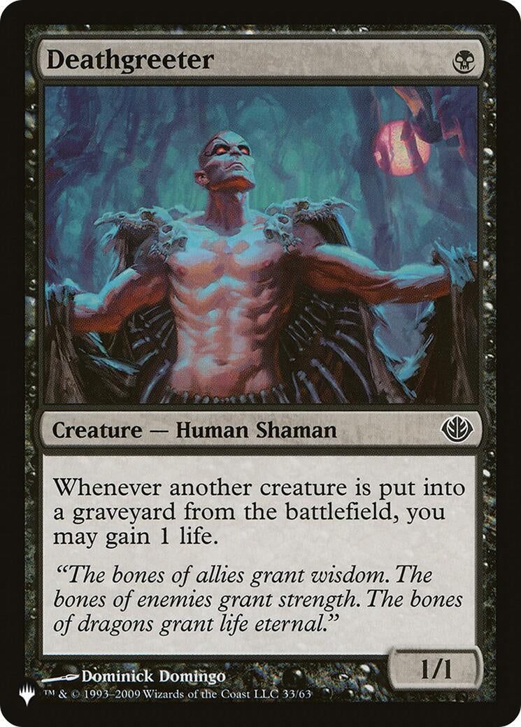 Deathgreeter (33) [LIST] - MTG Single