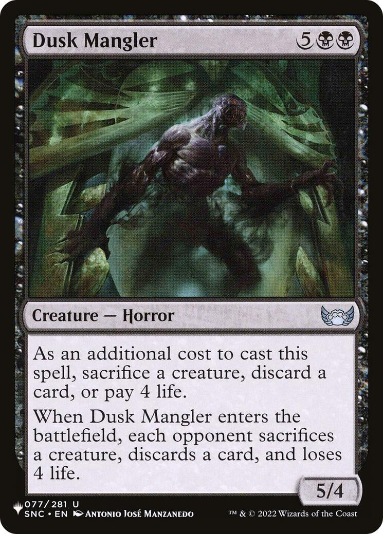 Dusk Mangler (77) [LIST] - MTG Single