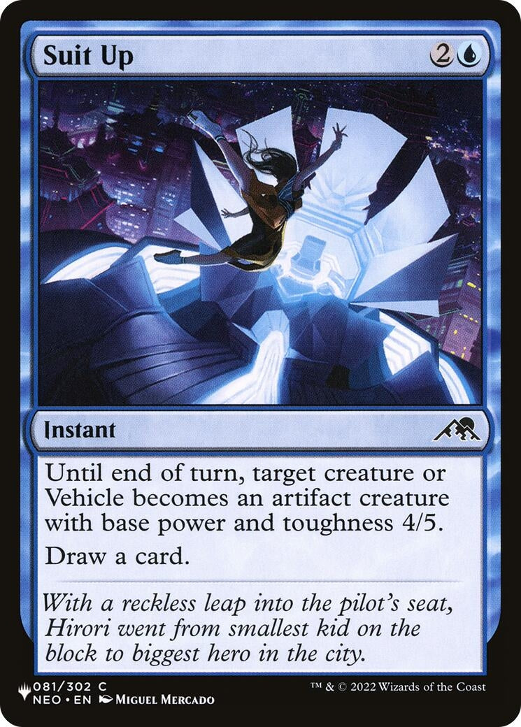 Suit Up (81) [LIST] - MTG Single