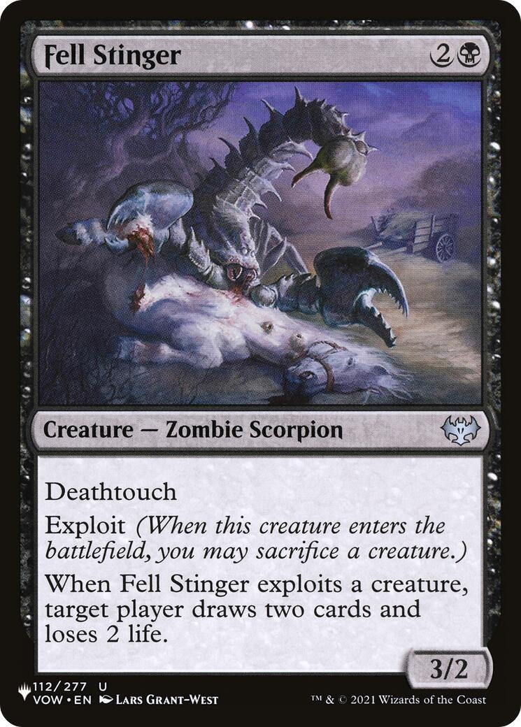 Fell Stinger (112) [LIST] - MTG Single