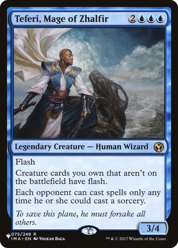 Teferi Mage of Zhalfir (75) [LIST] - MTG Single