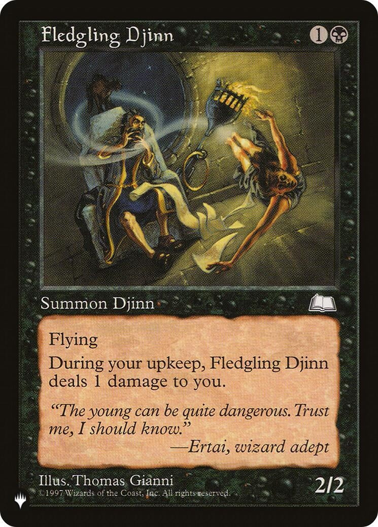 Fledgling Djinn [LIST] - MTG Single