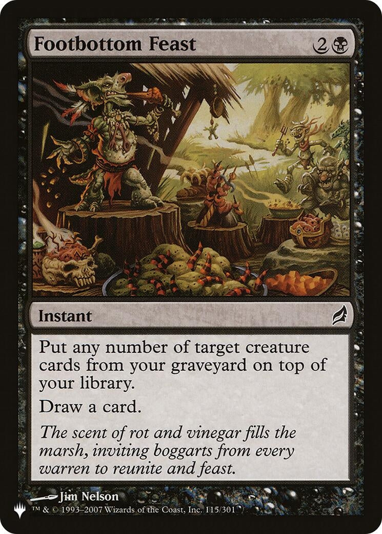 Footbottom Feast (115) [LIST] - MTG Single