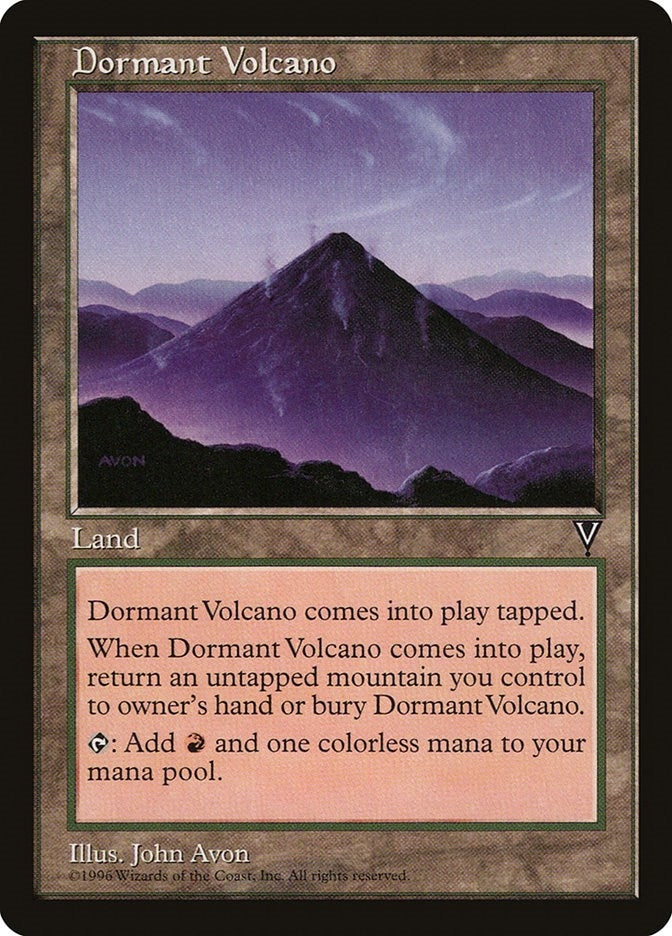 Dormant Volcano [VIS] - MTG Single