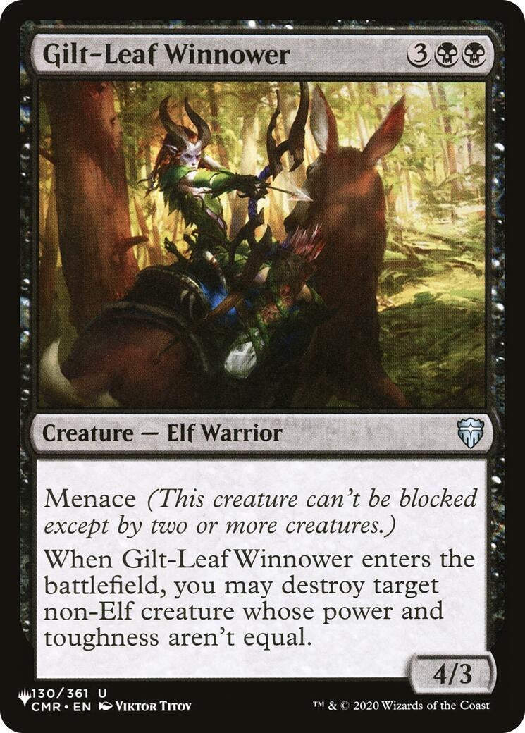 Gilt-Leaf Winnower (130) [LIST] - MTG Single
