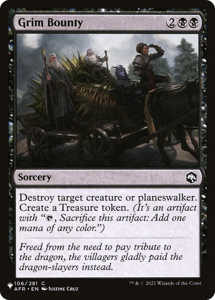 Grim Bounty (106) [LIST] - MTG Single