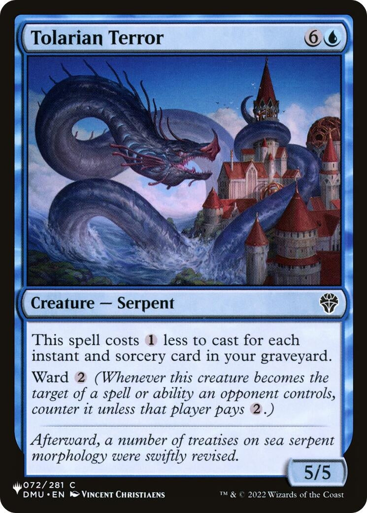 Tolarian Terror (72) [LIST] - MTG Single