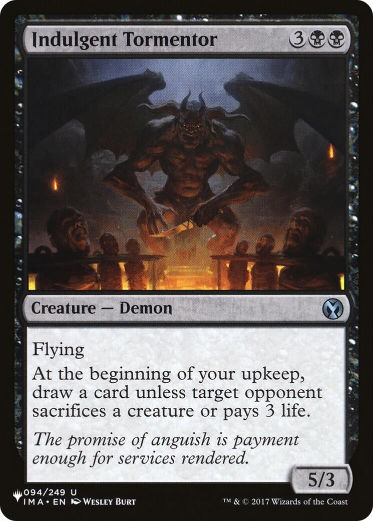 Indulgent Tormentor (94) [LIST] - MTG Single