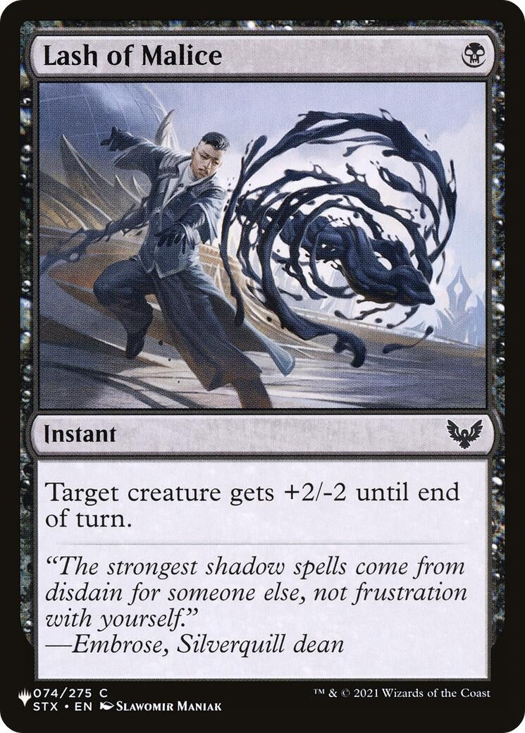 Lash of Malice (74) [LIST] - MTG Single