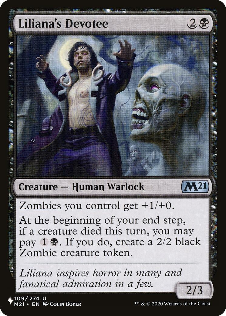 Liliana’s Devotee (109) [LIST] - MTG Single