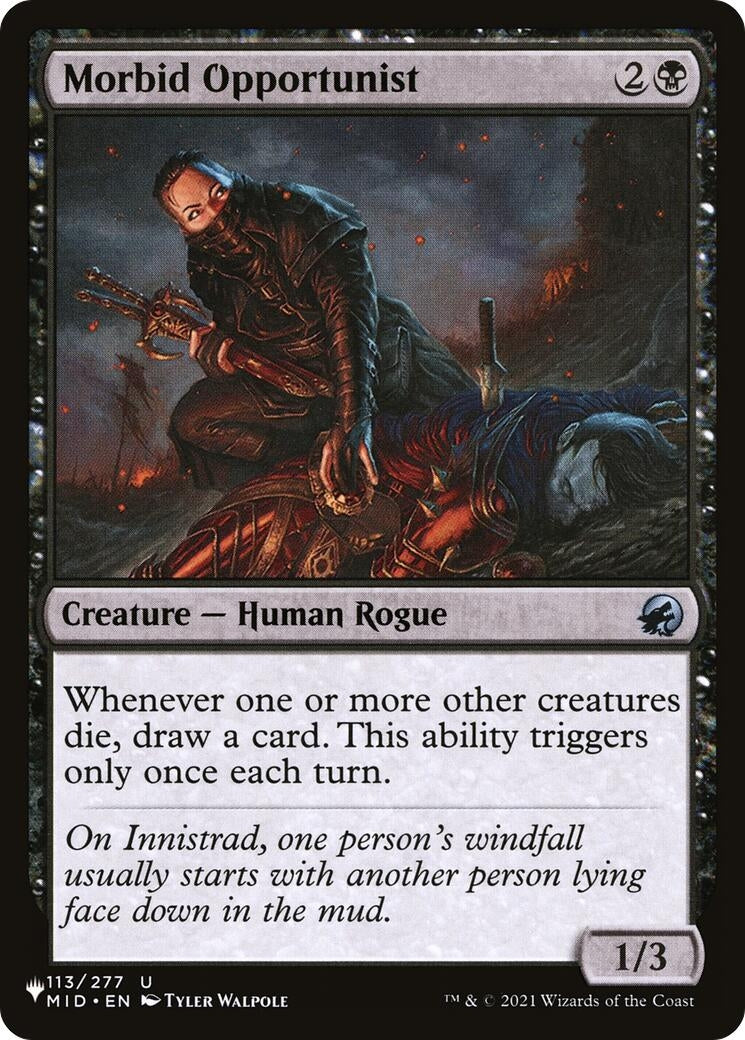 Morbid Opportunist (113) [LIST] - MTG Single