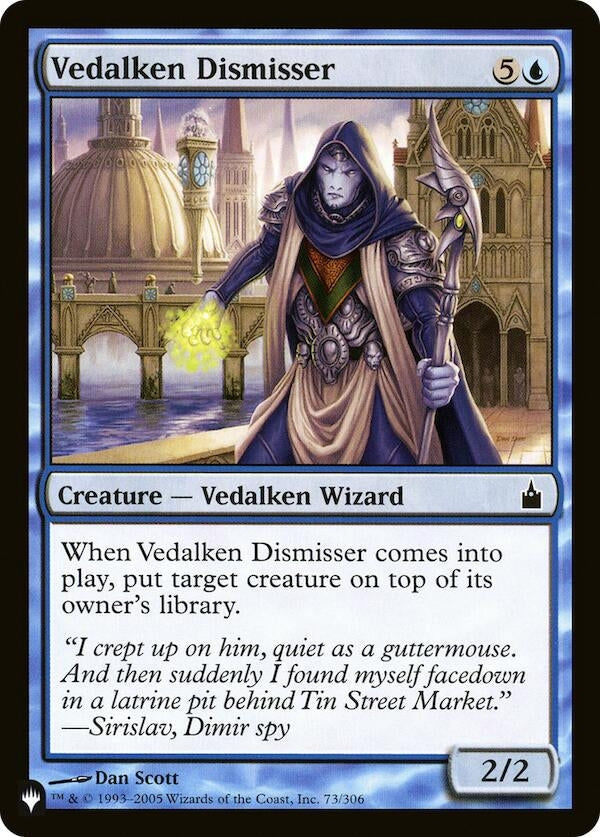 Vedalken Dismisser (73) [LIST] - MTG Single