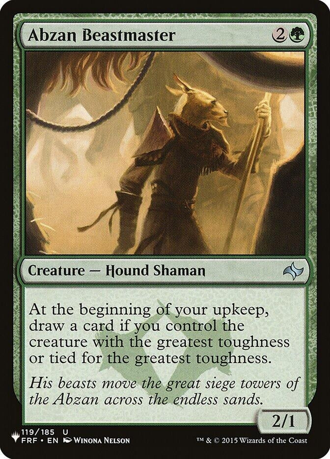 Abzan Beastmaster (119) [LIST] - MTG Single