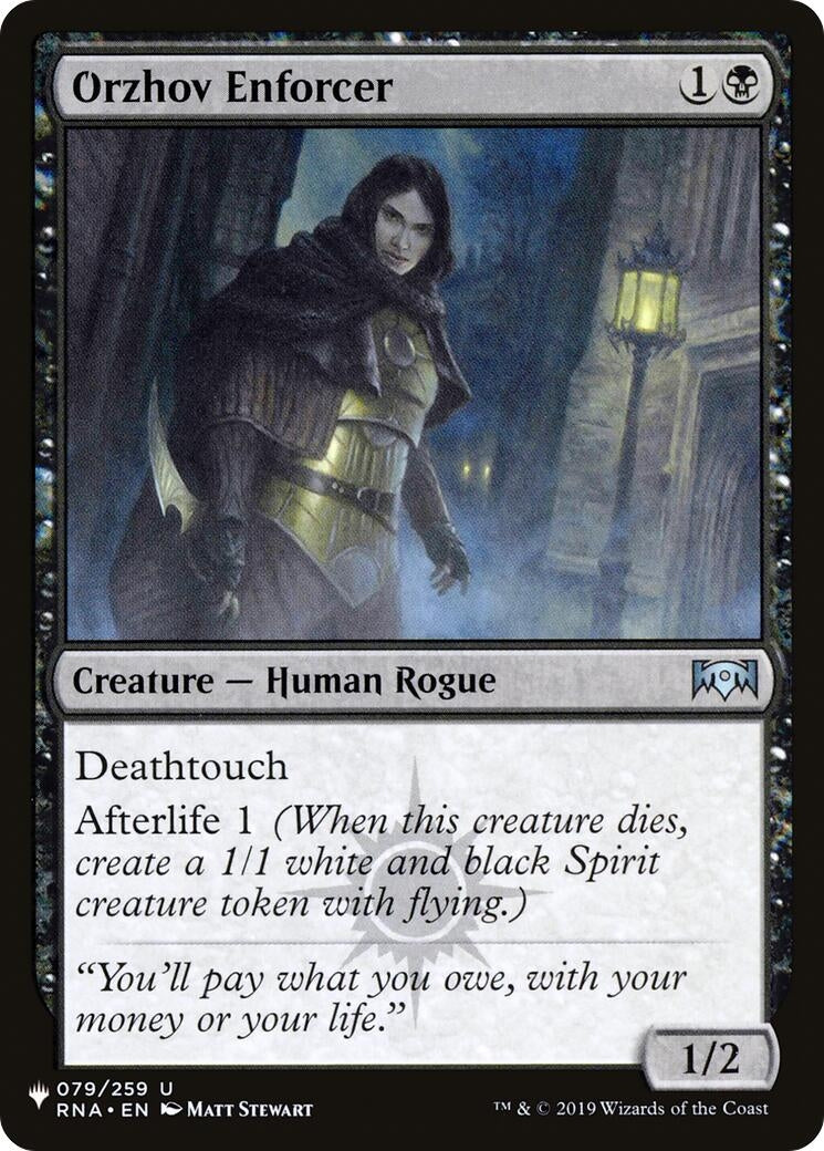 Orzhov Enforcer (79) [LIST] - MTG Single