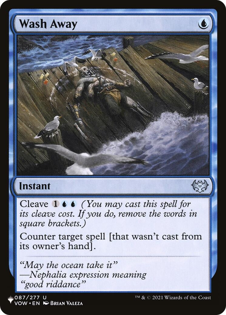 Wash Away (87) [LIST] - MTG Single