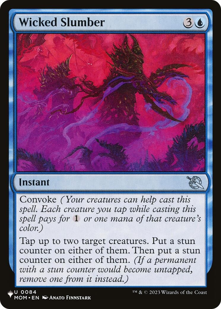 Wicked Slumber (84) [LIST] - MTG Single