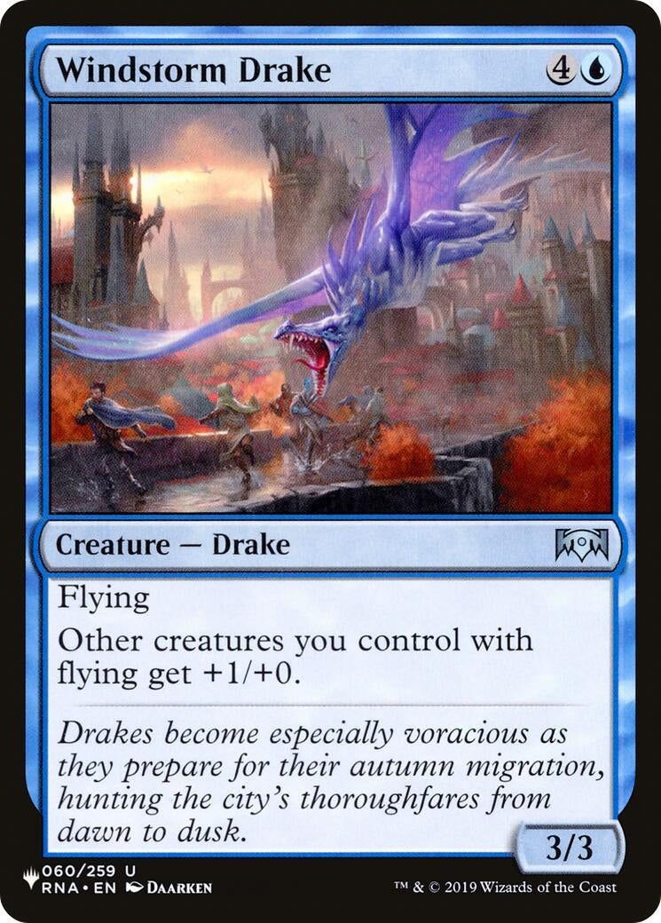 Windstorm Drake (60) [LIST] - MTG Single