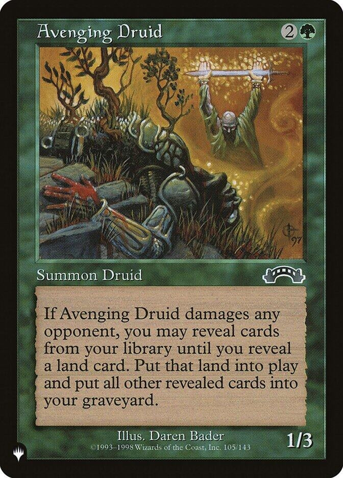 Avenging Druid (105) [LIST] - MTG Single