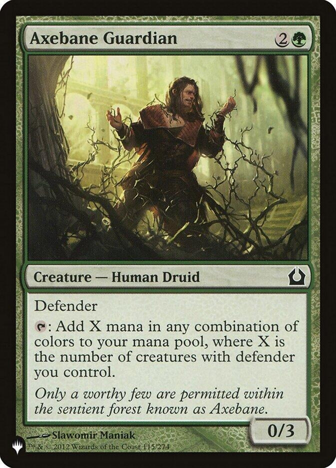 Axebane Guardian (115) [LIST] - MTG Single