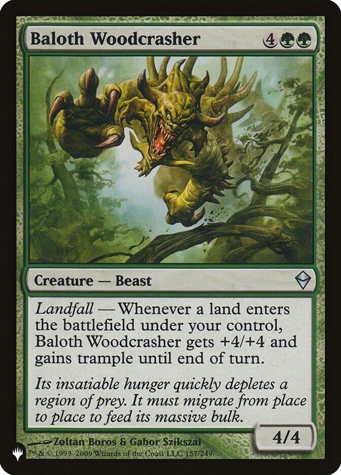 Baloth Woodcrasher (157) [LIST] - MTG Single