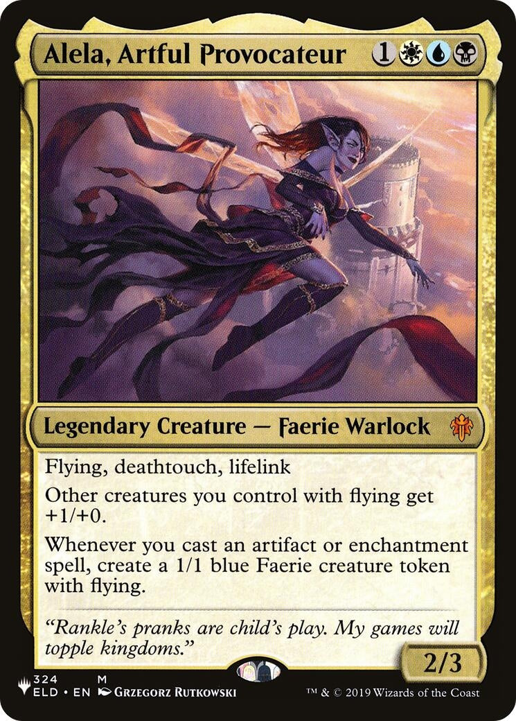 Alela Artful Provocateur (324) [LIST] - MTG Single