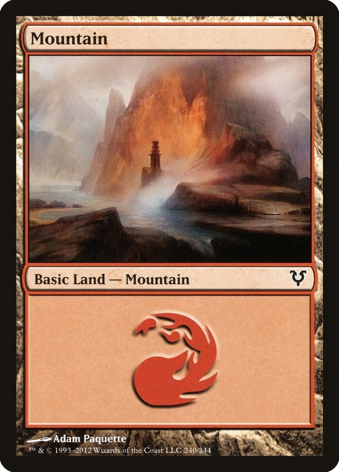 Mountain (240) (240) [AVR] - MTG Single