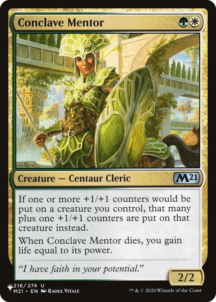 Conclave Mentor (216) [LIST] - MTG Single