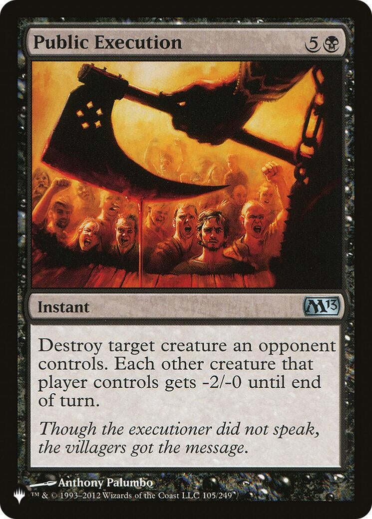Public Execution (105) [LIST] - MTG Single