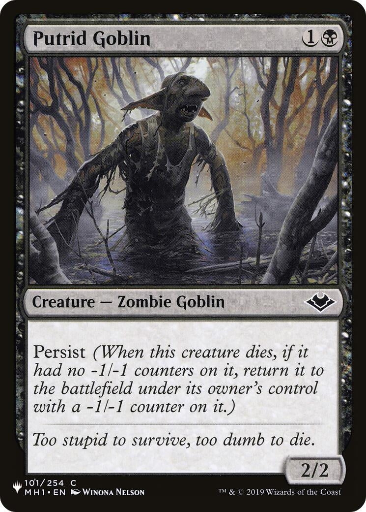 Putrid Goblin (101) [LIST] - MTG Single