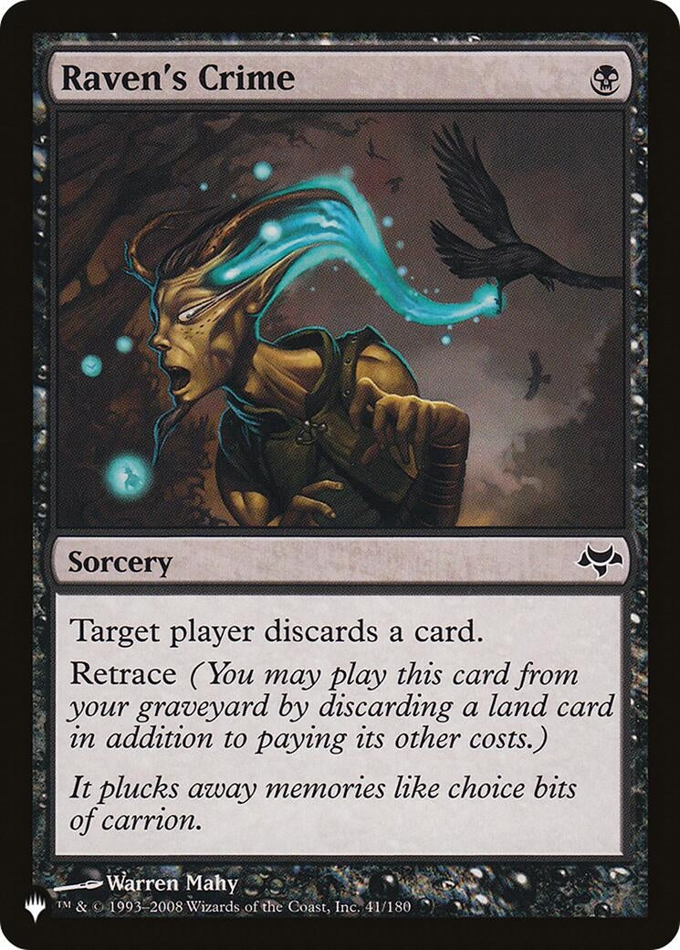 Raven’s Crime (41) [LIST] - MTG Single