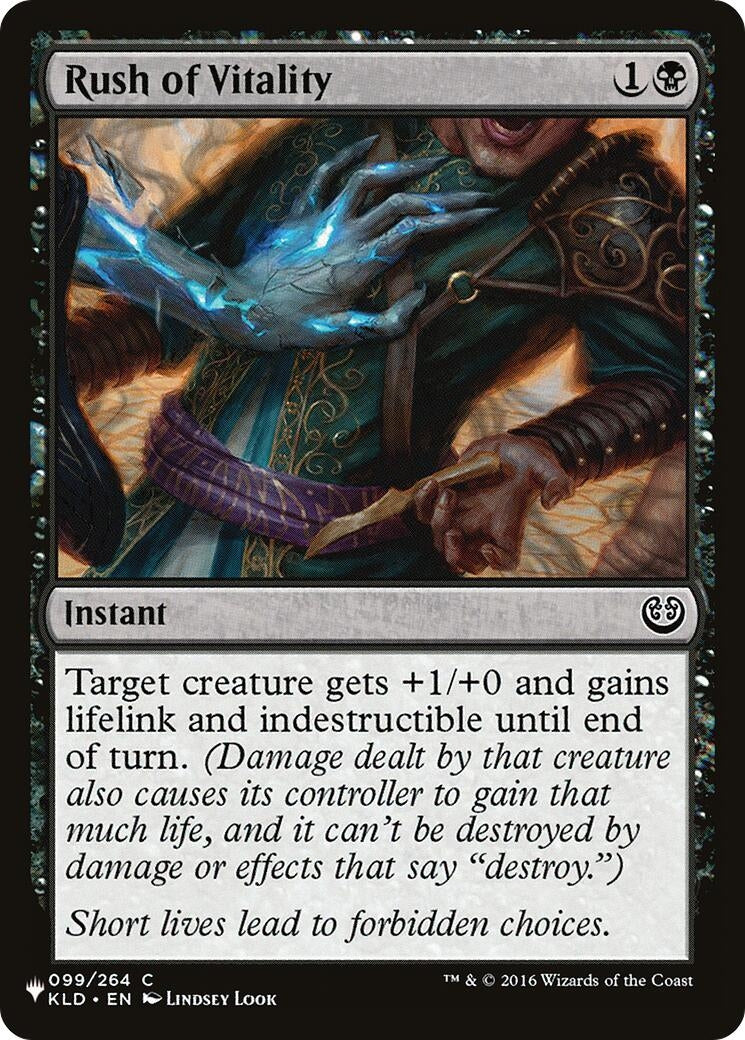 Rush of Vitality (99) [LIST] - MTG Single