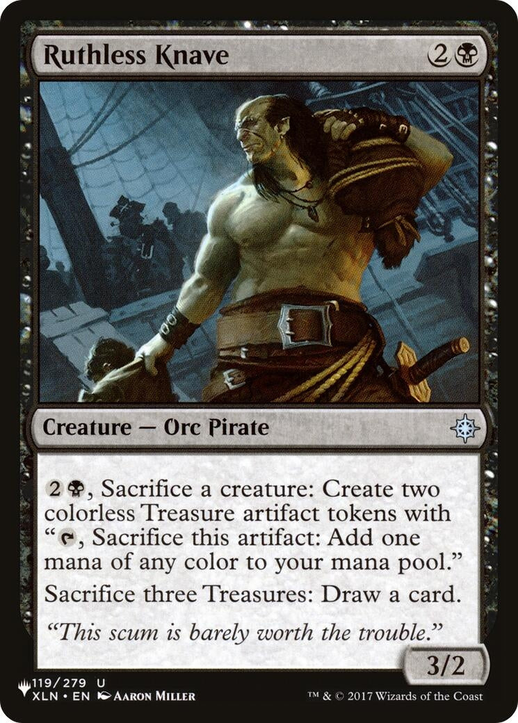 Ruthless Knave (119) [LIST] - MTG Single
